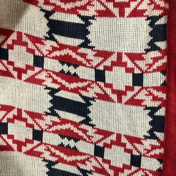 B SHARP Women’s Cardigan Sweater Size Large Medium - Aztec Design - Picture 2 of 6
